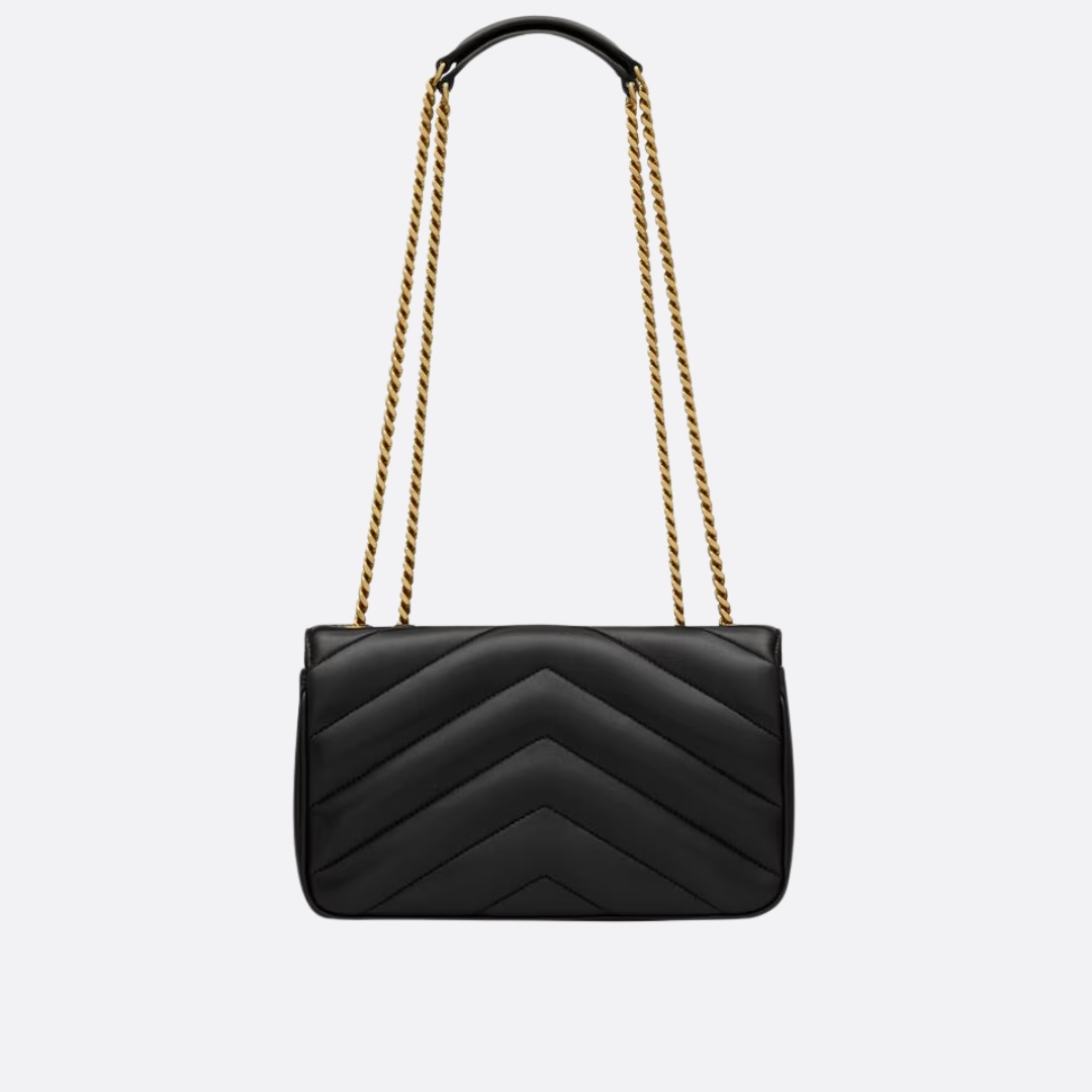 Bolso Saint Laurent LOULOU SMALL MATELASSÉ de cuero de cordero 19