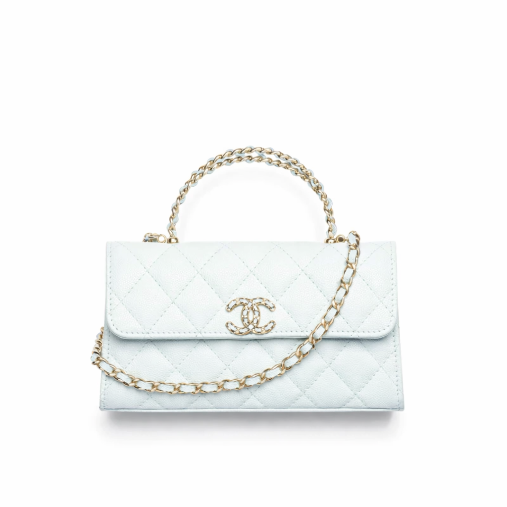 Bolso Classic Flap gris hielo – Chanel 07