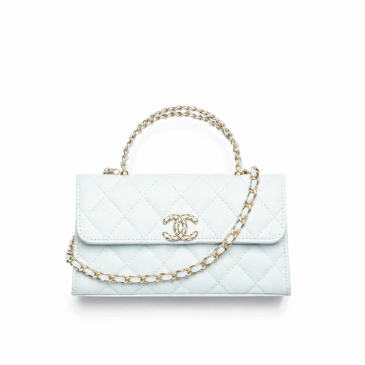 Bolso Classic Flap gris hielo – Chanel 07