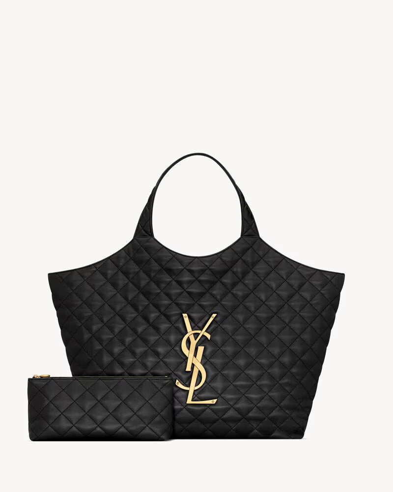 Bolso Icare Maxi Shopper de cuero de cordero acolchado Saint Laurent 17