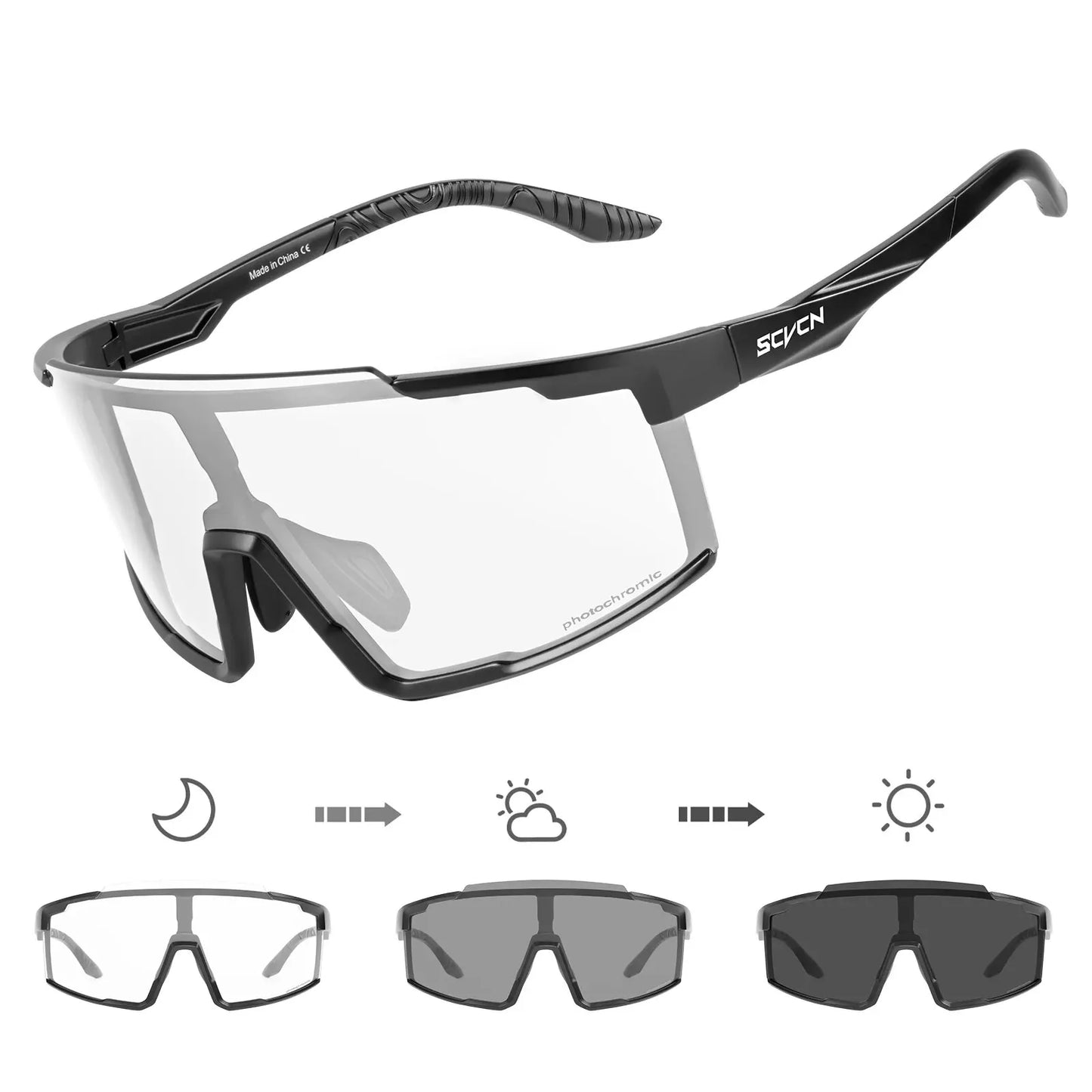 Óculos de sol para ciclismo masculino mtb