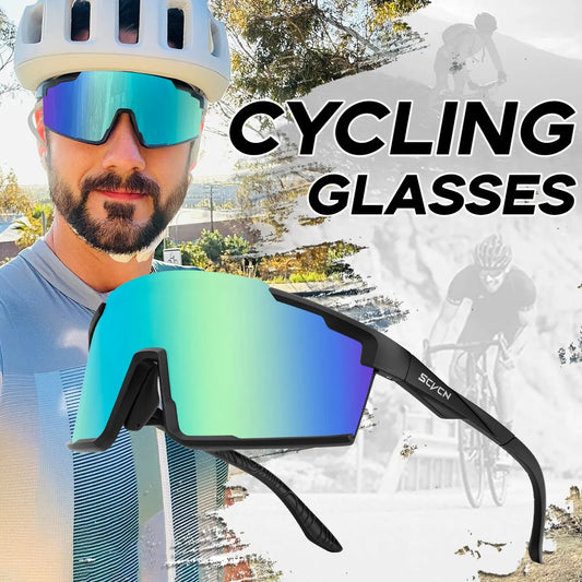 Óculos de sol para ciclismo masculino mtb