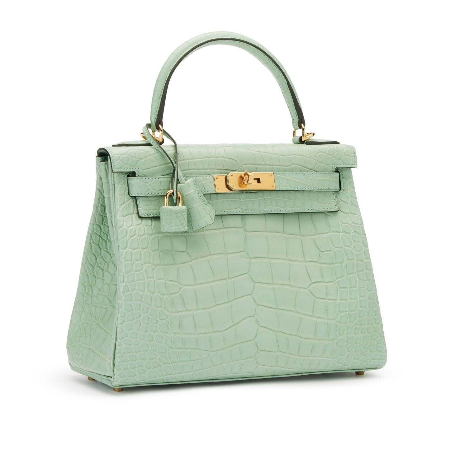 Bolso Hermès Kelly 28 Vert d’Eau Alligator – Edición limitada 16