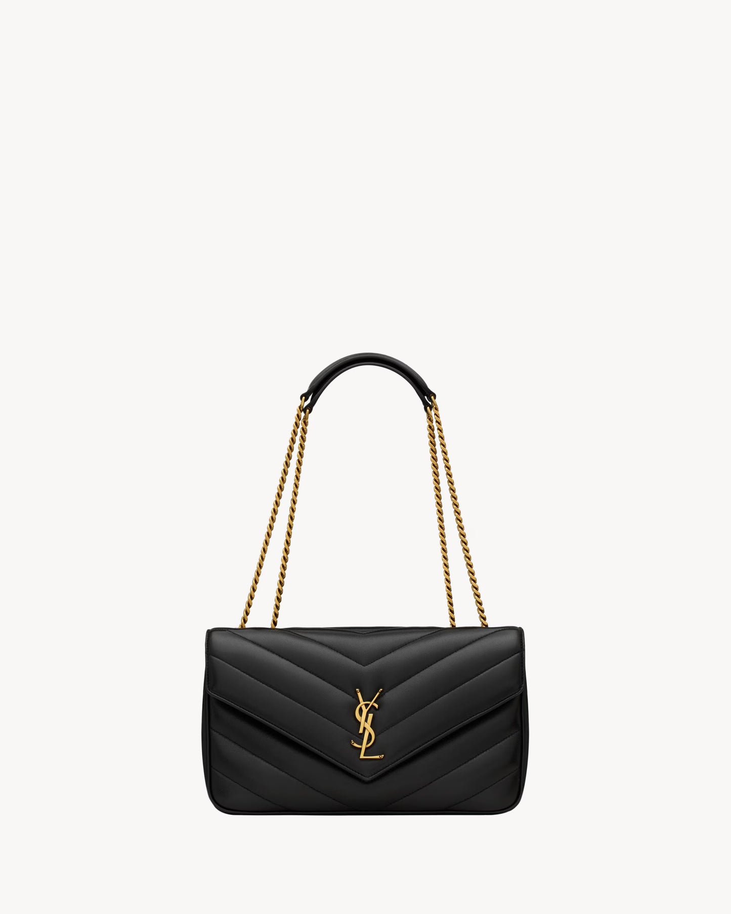 Bolso Saint Laurent LOULOU SMALL MATELASSÉ de cuero de cordero 19