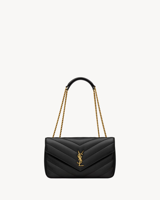 Bolso Saint Laurent LOULOU SMALL MATELASSÉ de cuero de cordero 19
