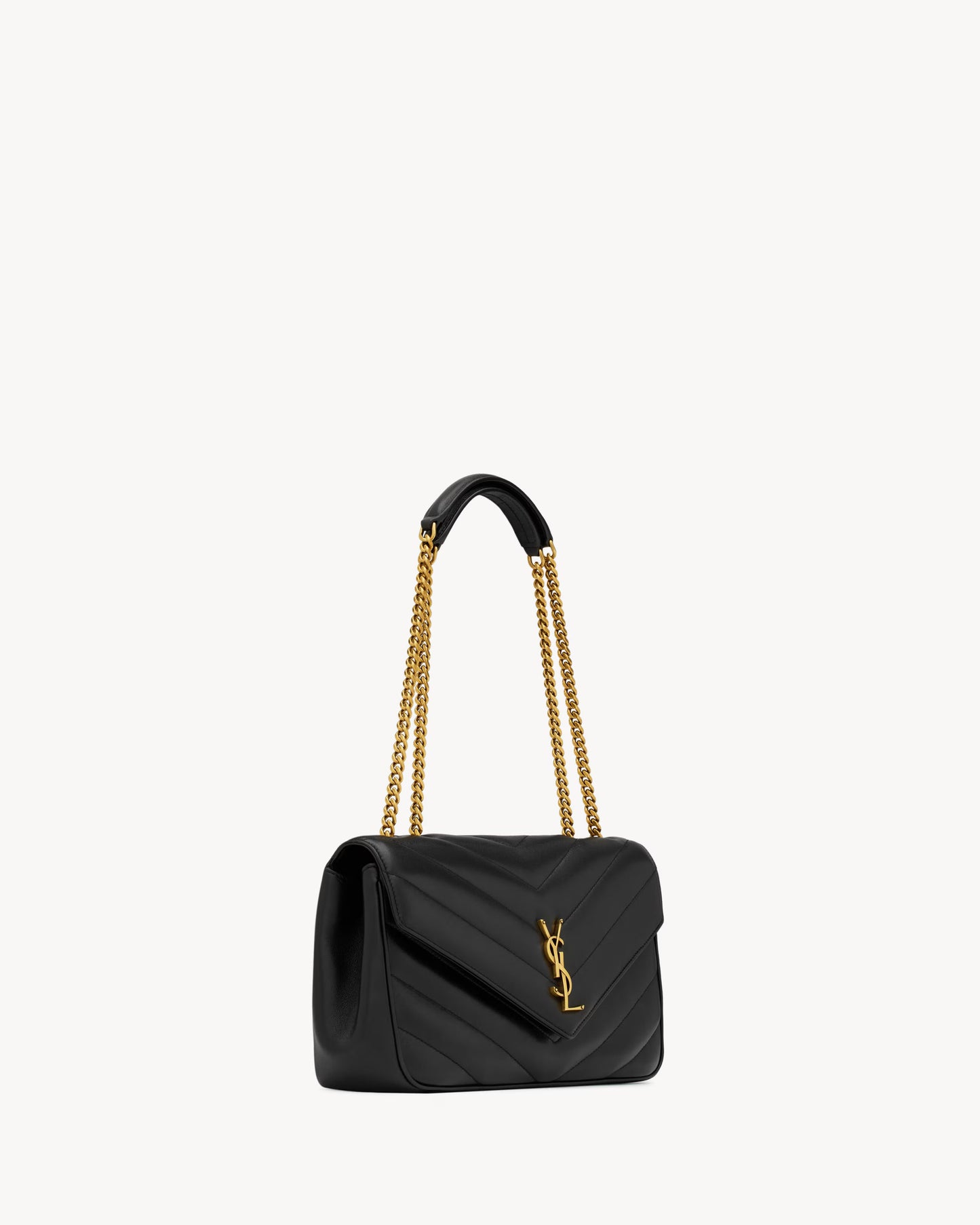 Bolso Saint Laurent LOULOU SMALL MATELASSÉ de cuero de cordero 19
